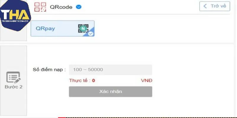 Hướng dẫn nạp tiền